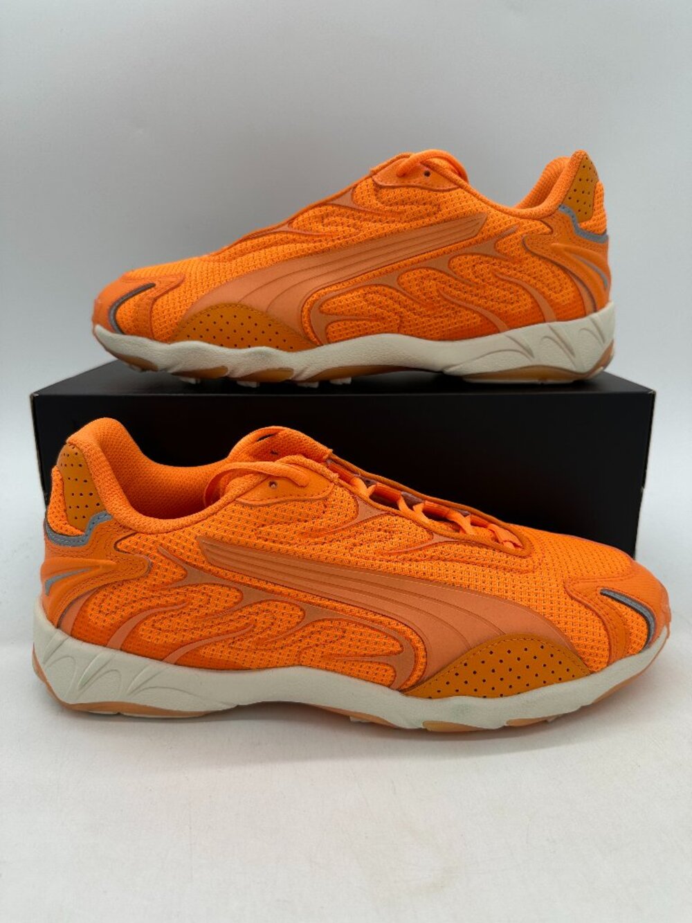 Puma Inhale Reflective Men's Size 9 Orange Athletic Shoes 401779 02